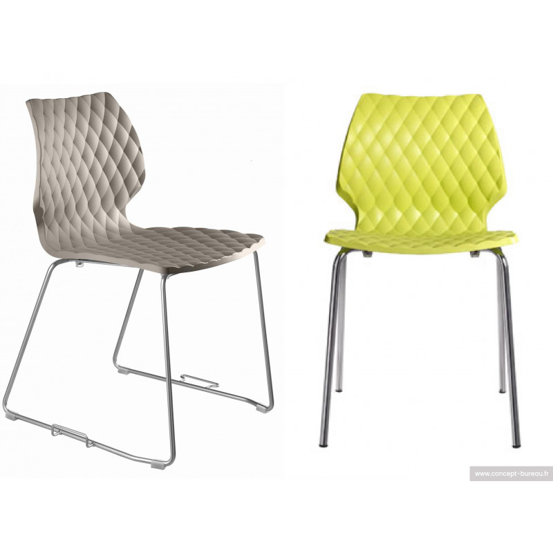 Chaise dossier polypro UNIK Chaise dossier polypro UNIK