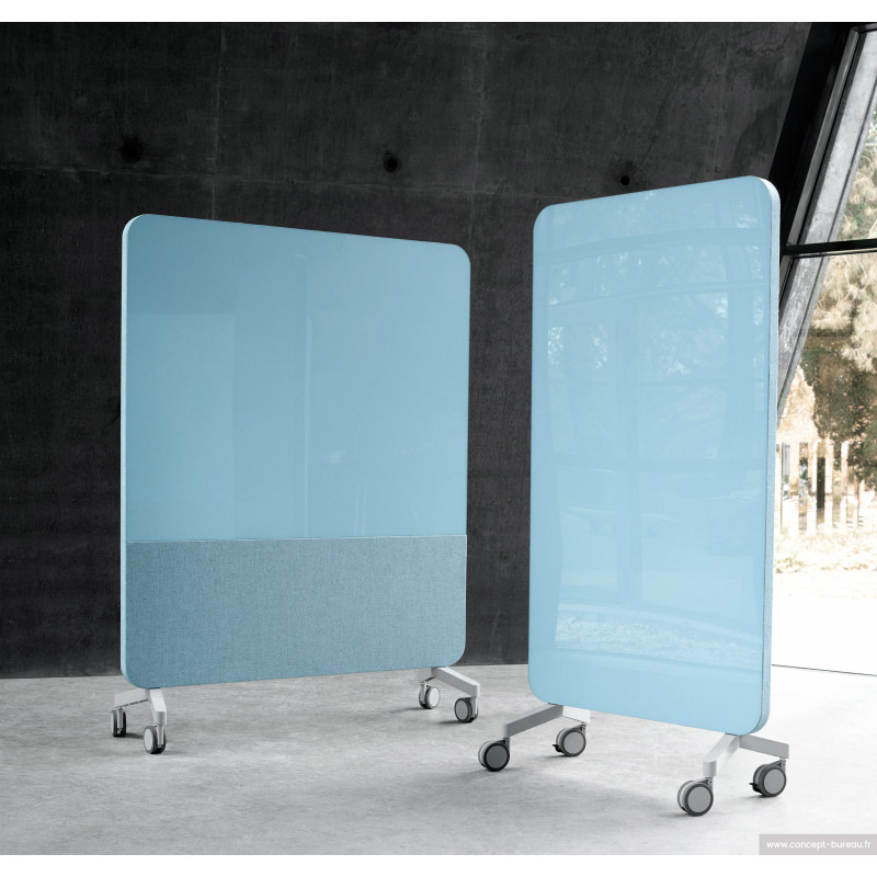 Cloison mobile acoustique et magnétique GLASS Cloison mobile acoustique et magnétique GLASS