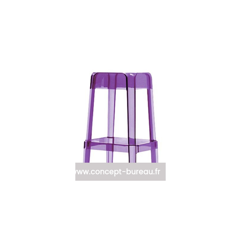 Tabouret mi-haut RUBIK - violet Tabouret mi-haut RUBIK - violet