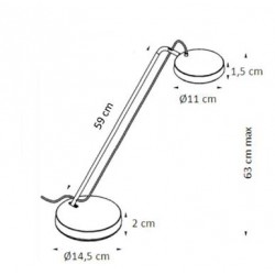 Lampe de bureau design à LED - FENY