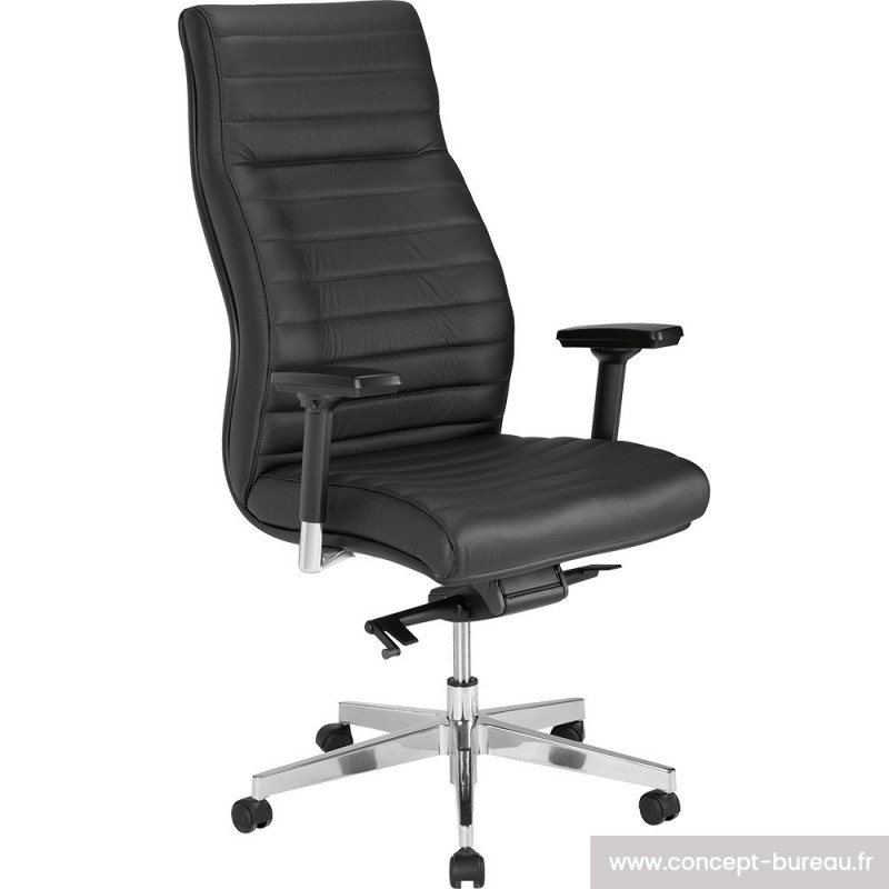 Fauteuil de direction en cuir HARDY Fauteuil de direction en cuir HARDY