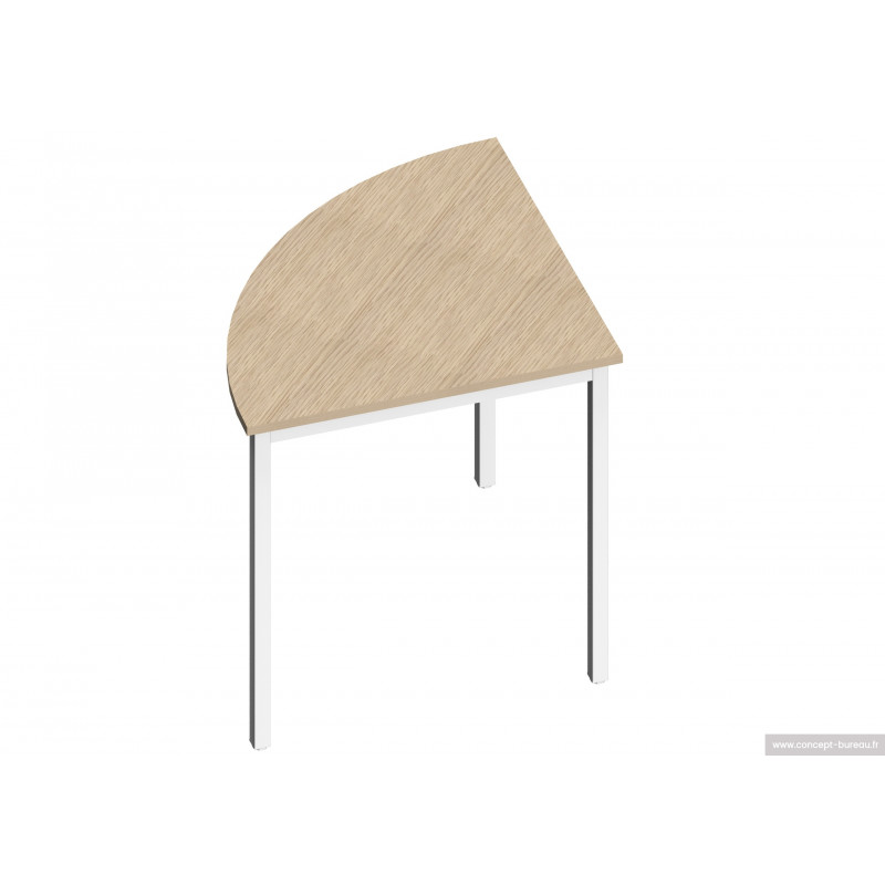 Table de réunion et formation quart de rond  CHEDEAU