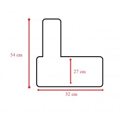 Schema de la tablette écritoire pour chaise 