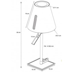 Dimensions luminaire TOTEM