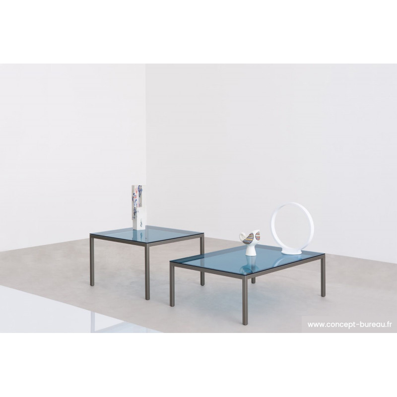 Grande Table basse d'accueil en verre Helsinki Grande Table basse d'accueil en verre Helsinki