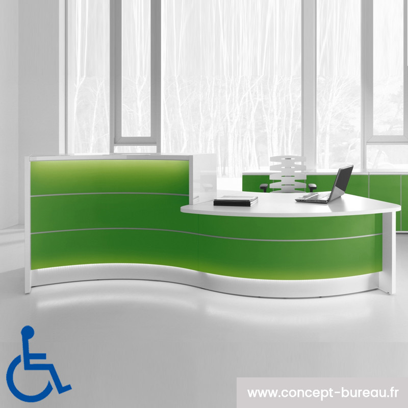 Banque d'accueil avec PMR - DANCOURT Banque d'accueil avec PMR - DANCOURT