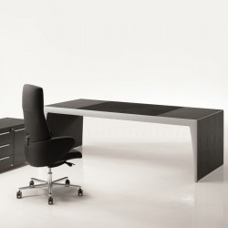 bureau design contemporain noir