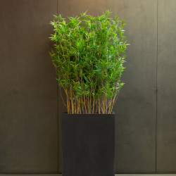 Plante verte artificielle pour bureau BAMBOU