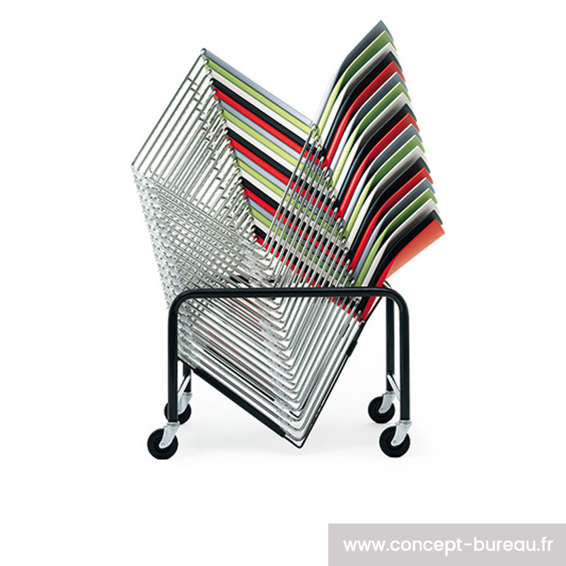 Chariot pour chaise tablette écritoire Chariot pour chaise tablette écritoire