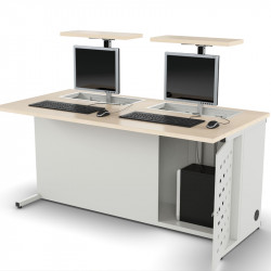 Table informatique pour 2 personnes LEA