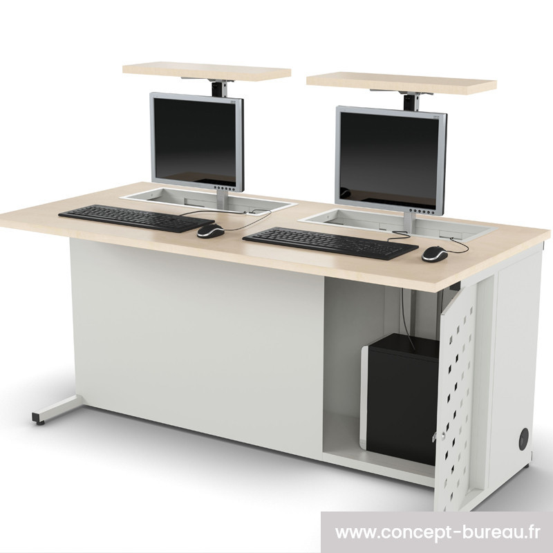 Bureau informatique pour 2 personnes Bureau informatique pour 2 personnes