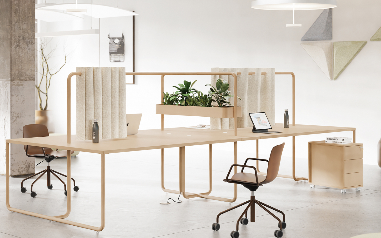 Espace de travail moderne et ergonomique aménagé par Concept Bureau