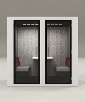 Cabine de bureau 4 personnes QUATRO