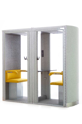 cabine de bureau 2 personnes