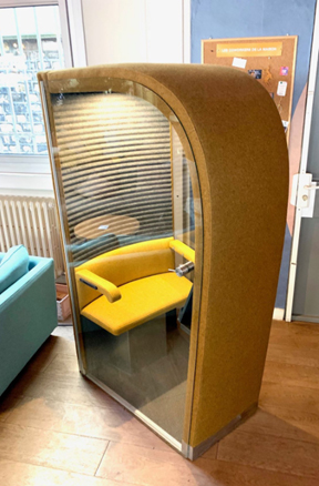 petite cabine acoustique de bureau design