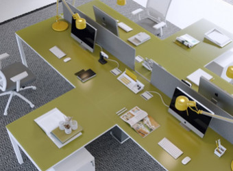 Du mobilier de bureau coloré pour embellir vos journées