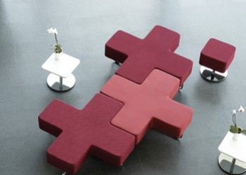 Personnalisez vos espaces d'accueil avec la banquette modulaire Jaks
